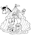 Zirkus ausmalen