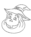 Halloween-Kuerbis ausmalen